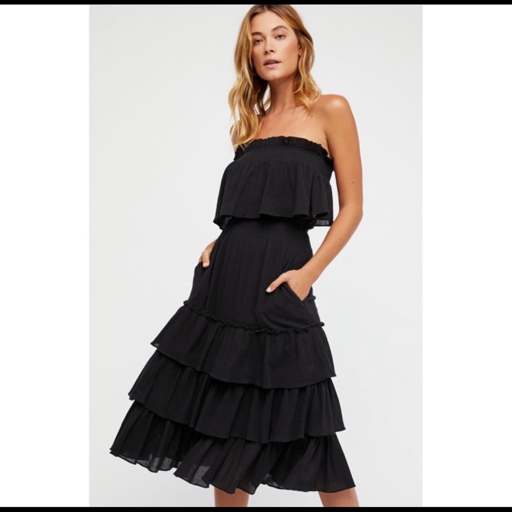 Free People sea breeze crop set